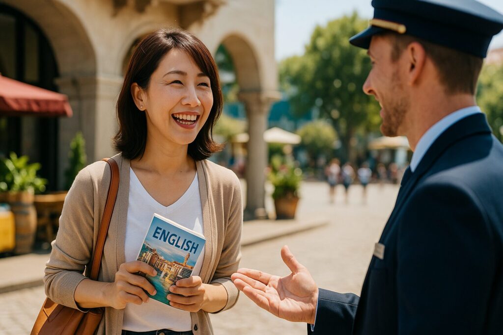 クラウティの海外旅行英会話レッスンのおかげで旅行をエンジョイしているママ